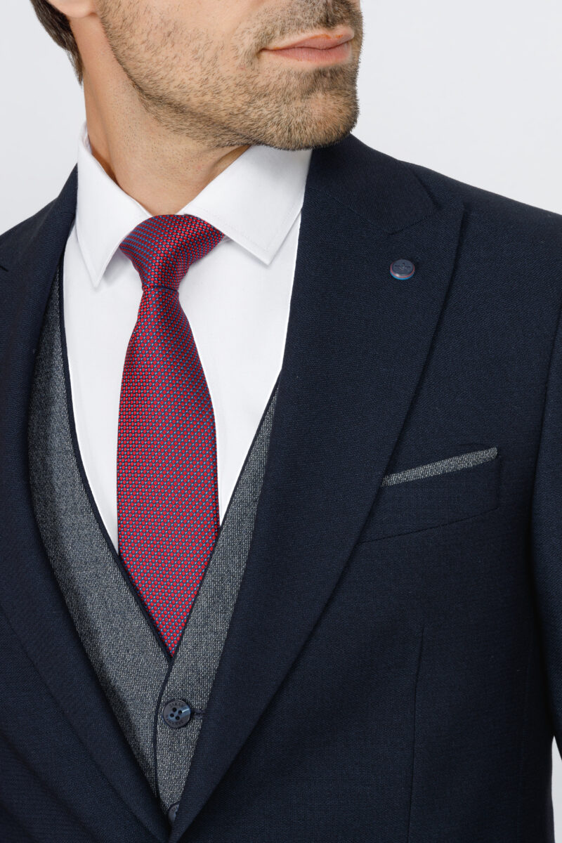 Slim Fit Peak Lapel Suit