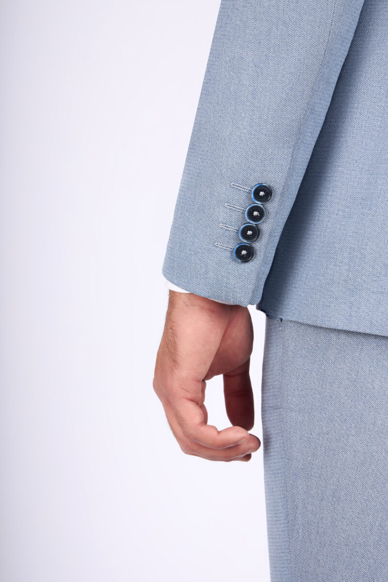 Slim Fit Suit with Peak Lapel & Single-Breasted Vest