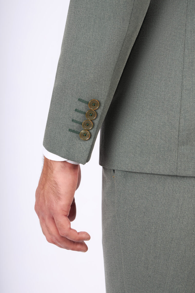Slim Fit Suit with Peak Lapel & Single-Breasted Vest